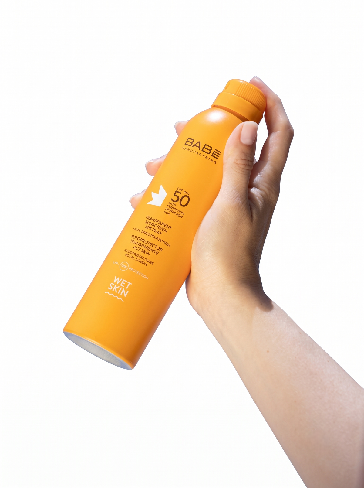 BABE Transparent Sunscreen Wet Skin SPF 50