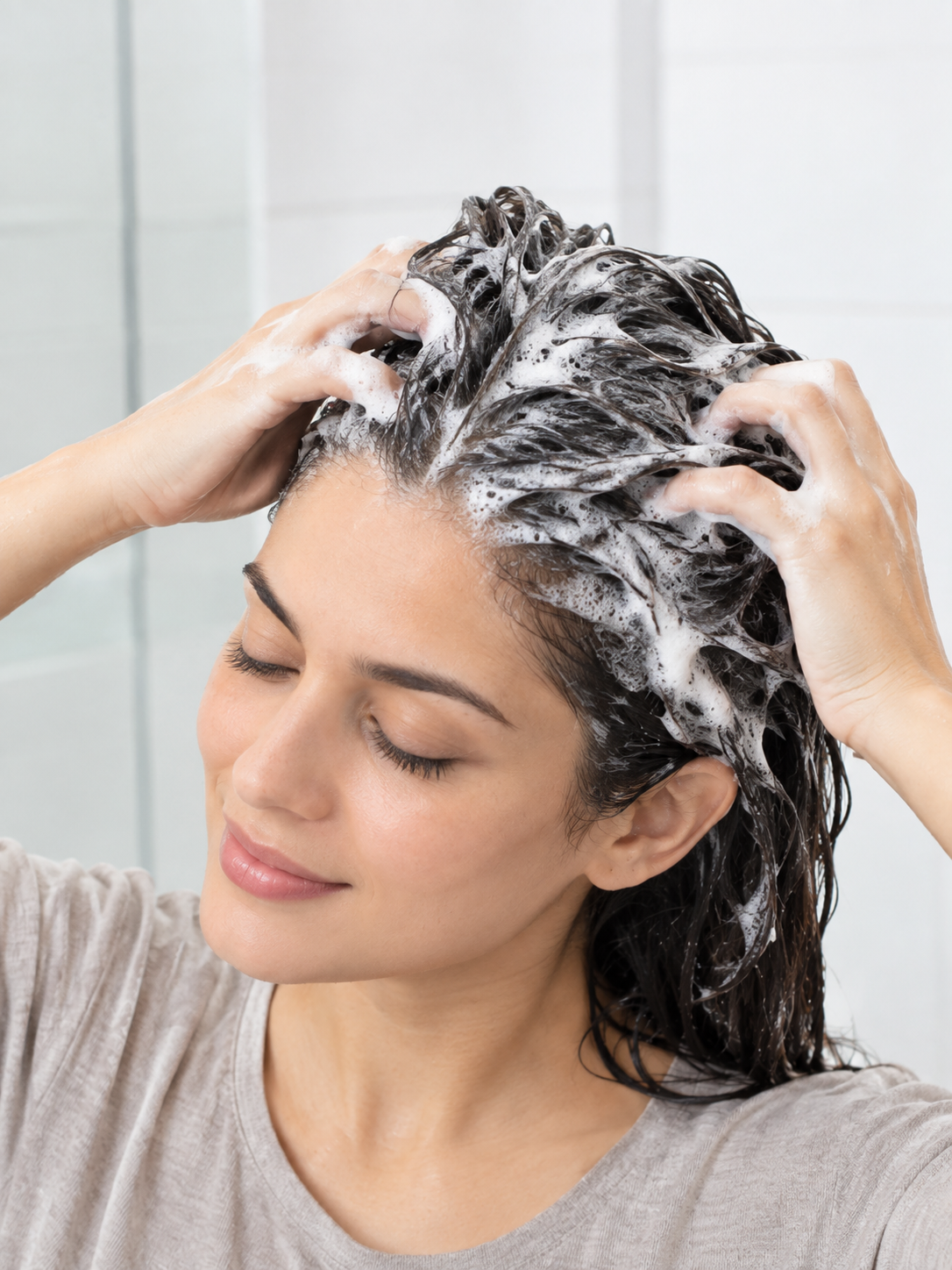 Allow the shampoo to remain on the scalp for approximately 2 minutes