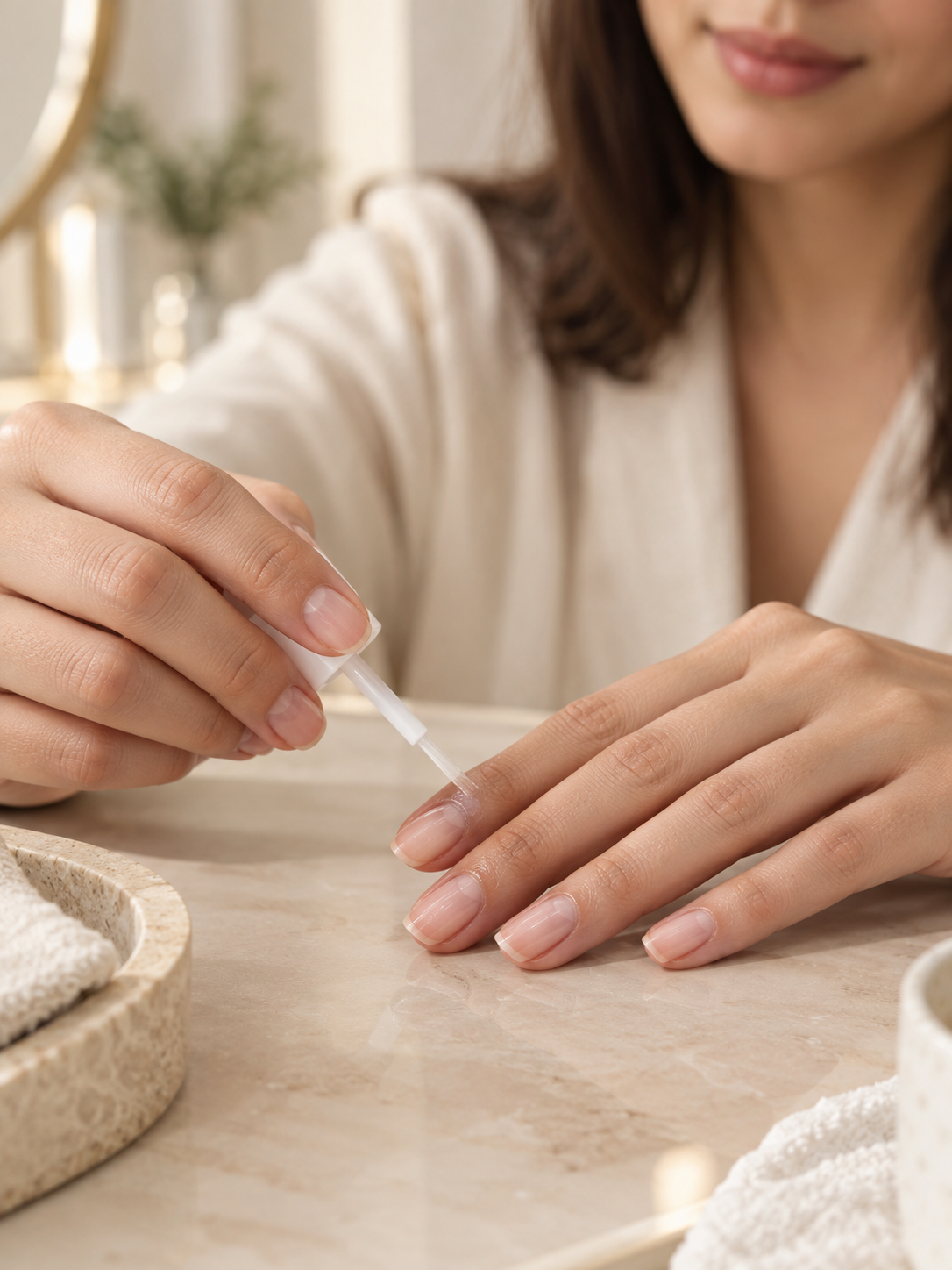 Apply Evenly to the Nails and Cuticles
