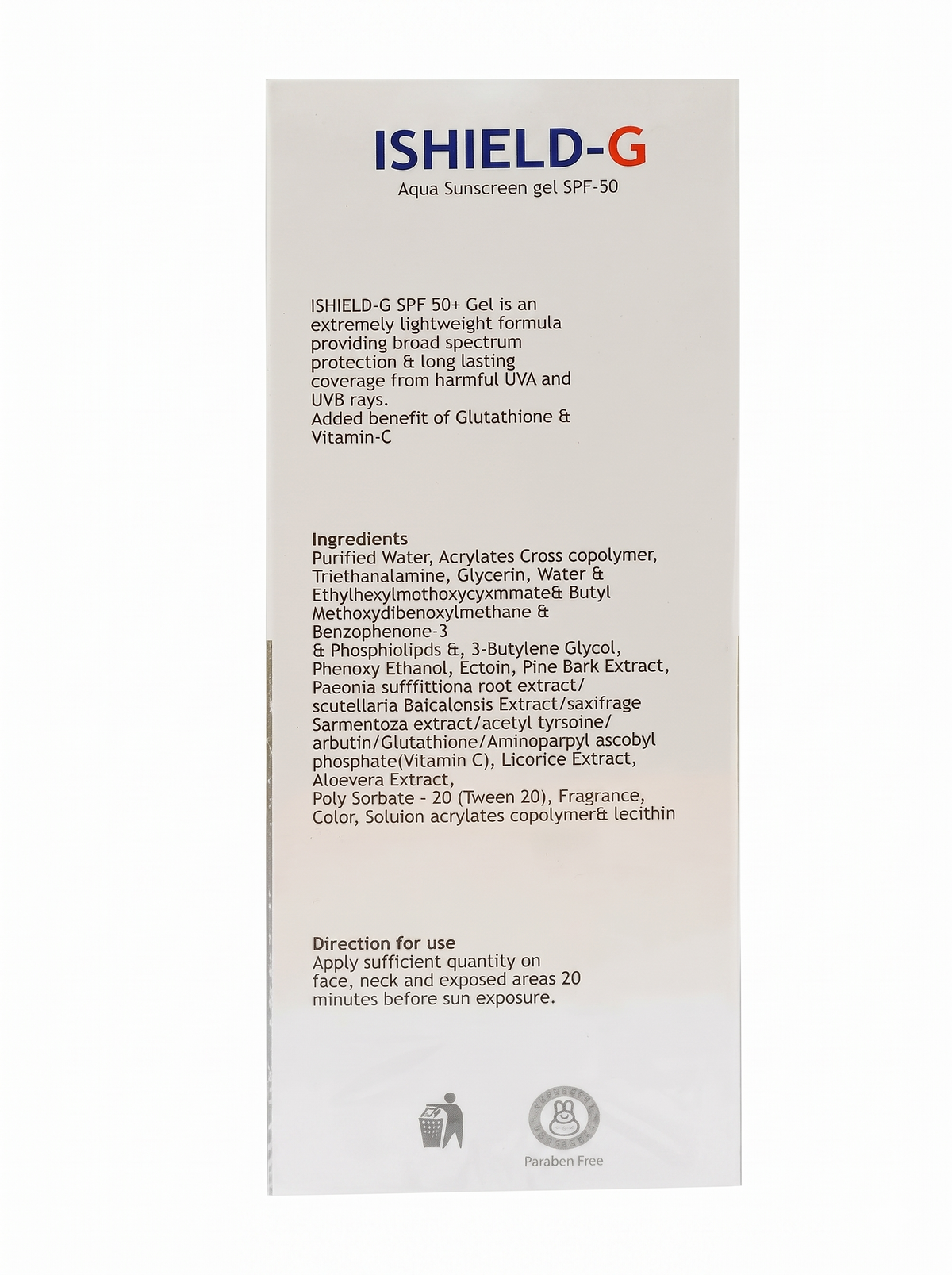 Azelia I-Shield-G Aqua Sunscreen Gel SPF 50