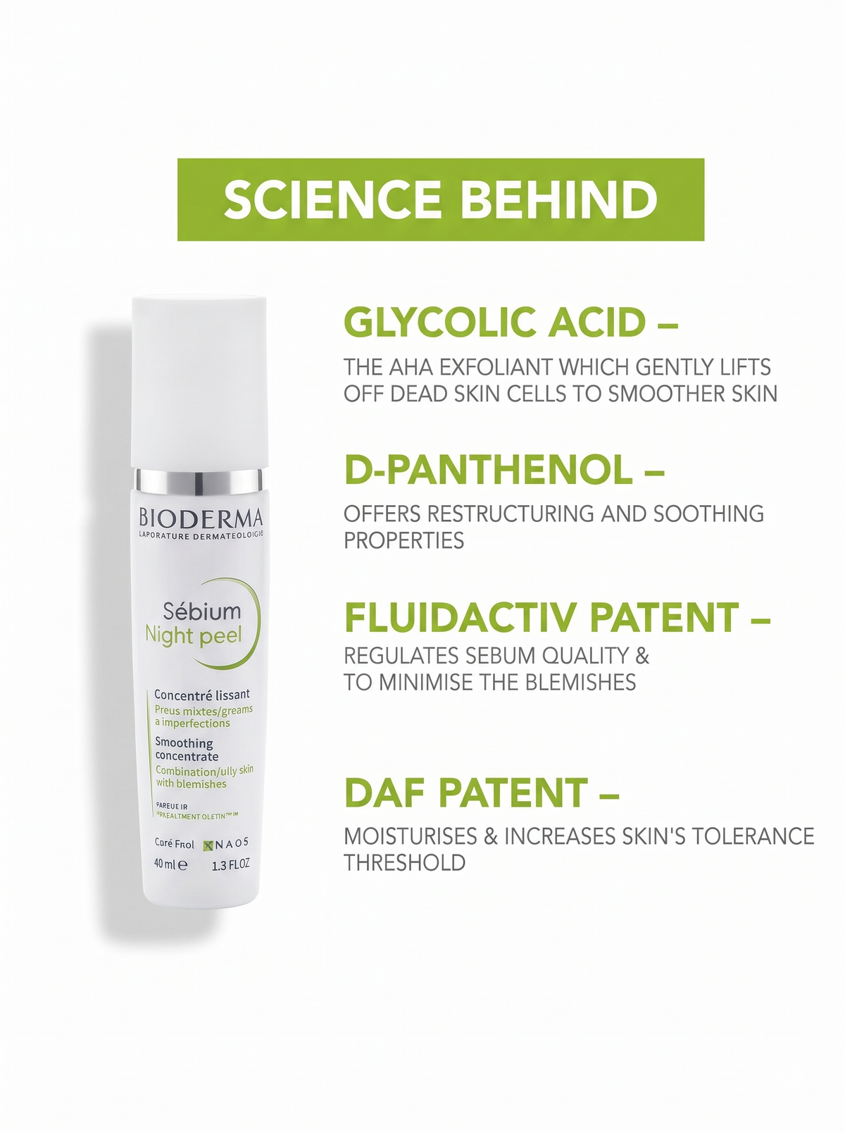 Bioderma Sébium Night Peel Smoothing Concentrate