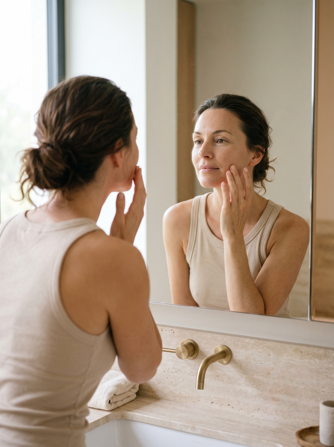 Use morning and/or evening, either all over the face or locally on specific areas as needed.