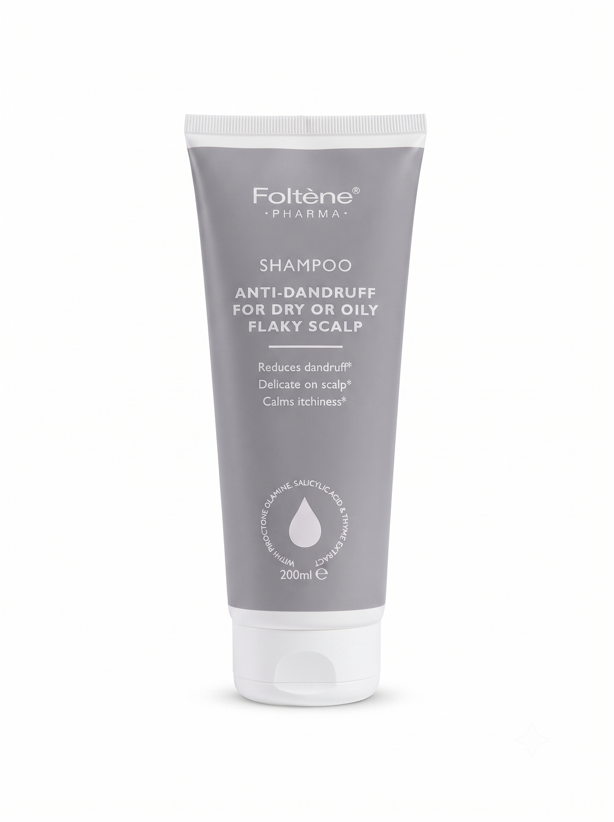 Foltene Pharma Anti-Dandruff Shampoo for Dry or Oily Flaky Scalp 200ml