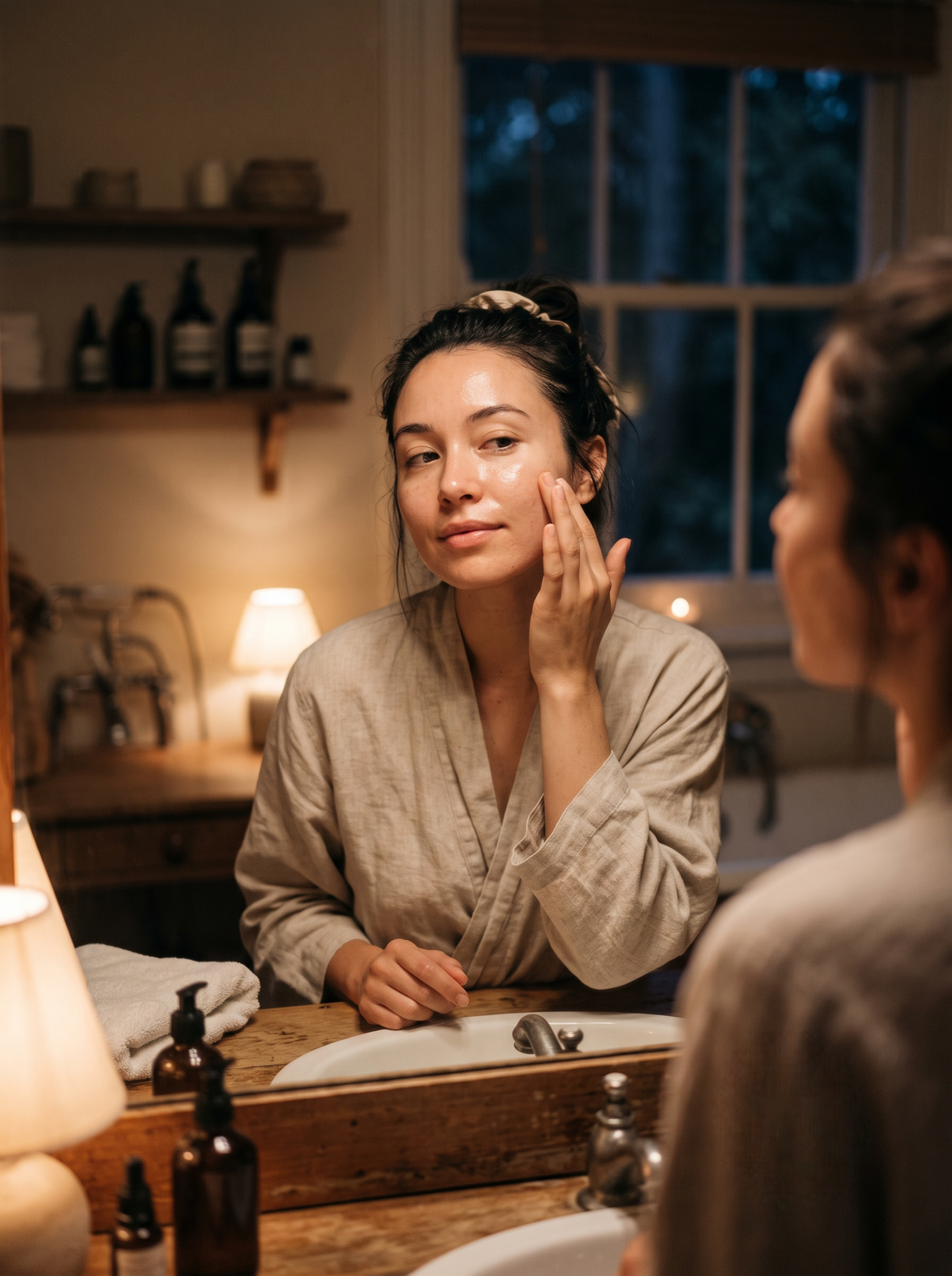Start with clean, completely dry skin before applying the cream.