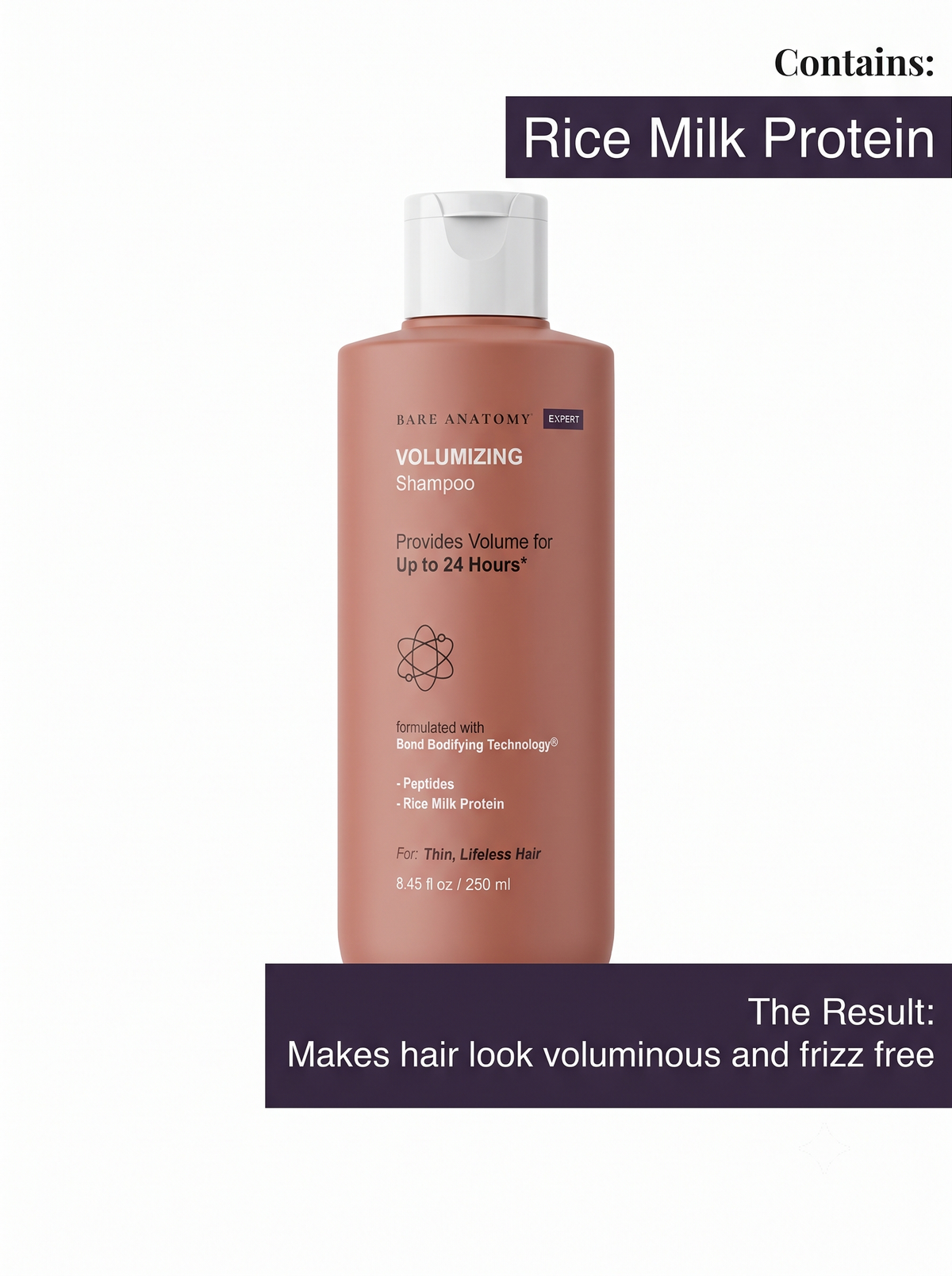 Bare Anatomy Volumizing Shampoo – Long-Lasting Volume & Hair Strength