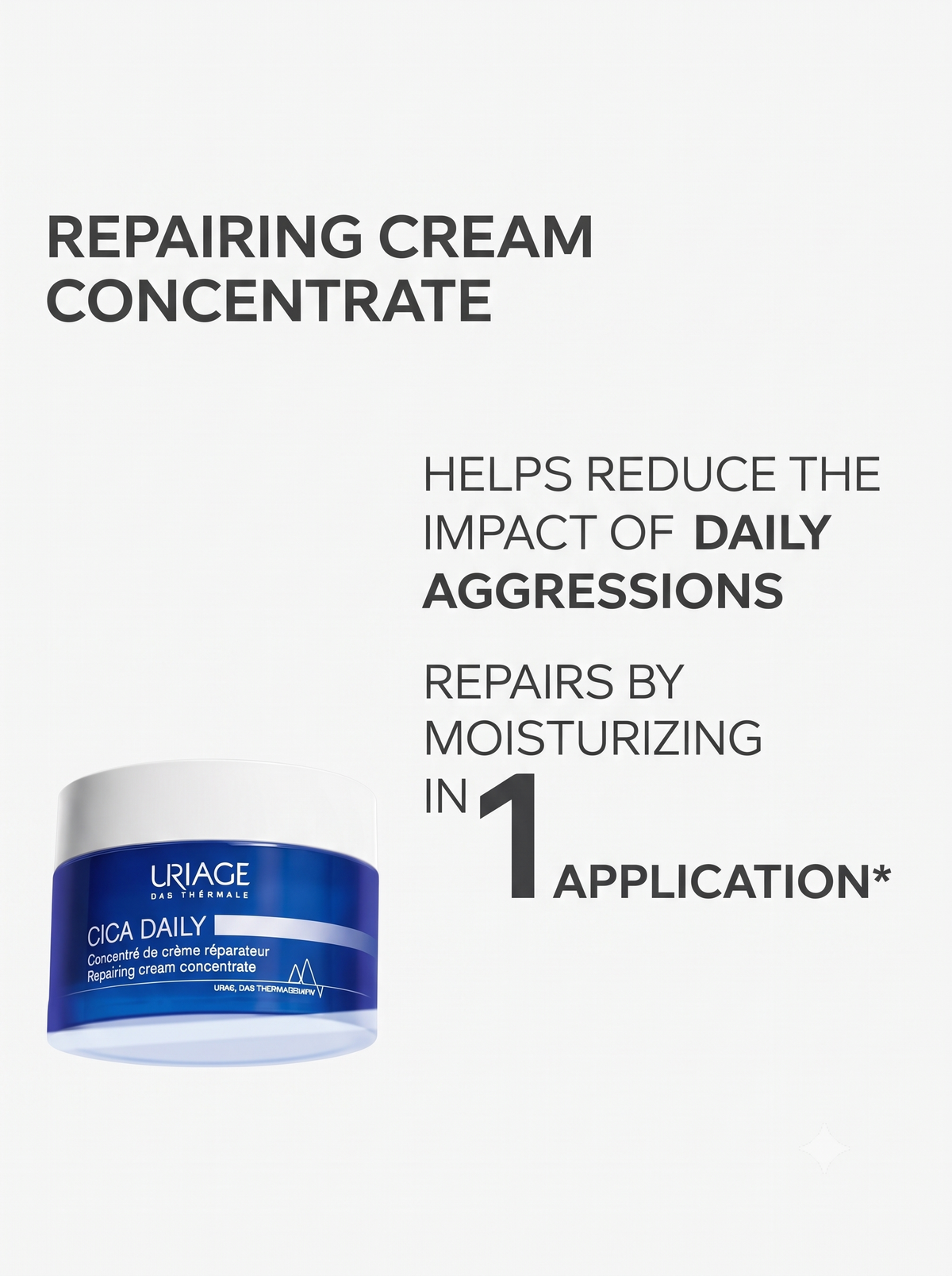 Uriage Cica Daily Repairing Cream Concentrate