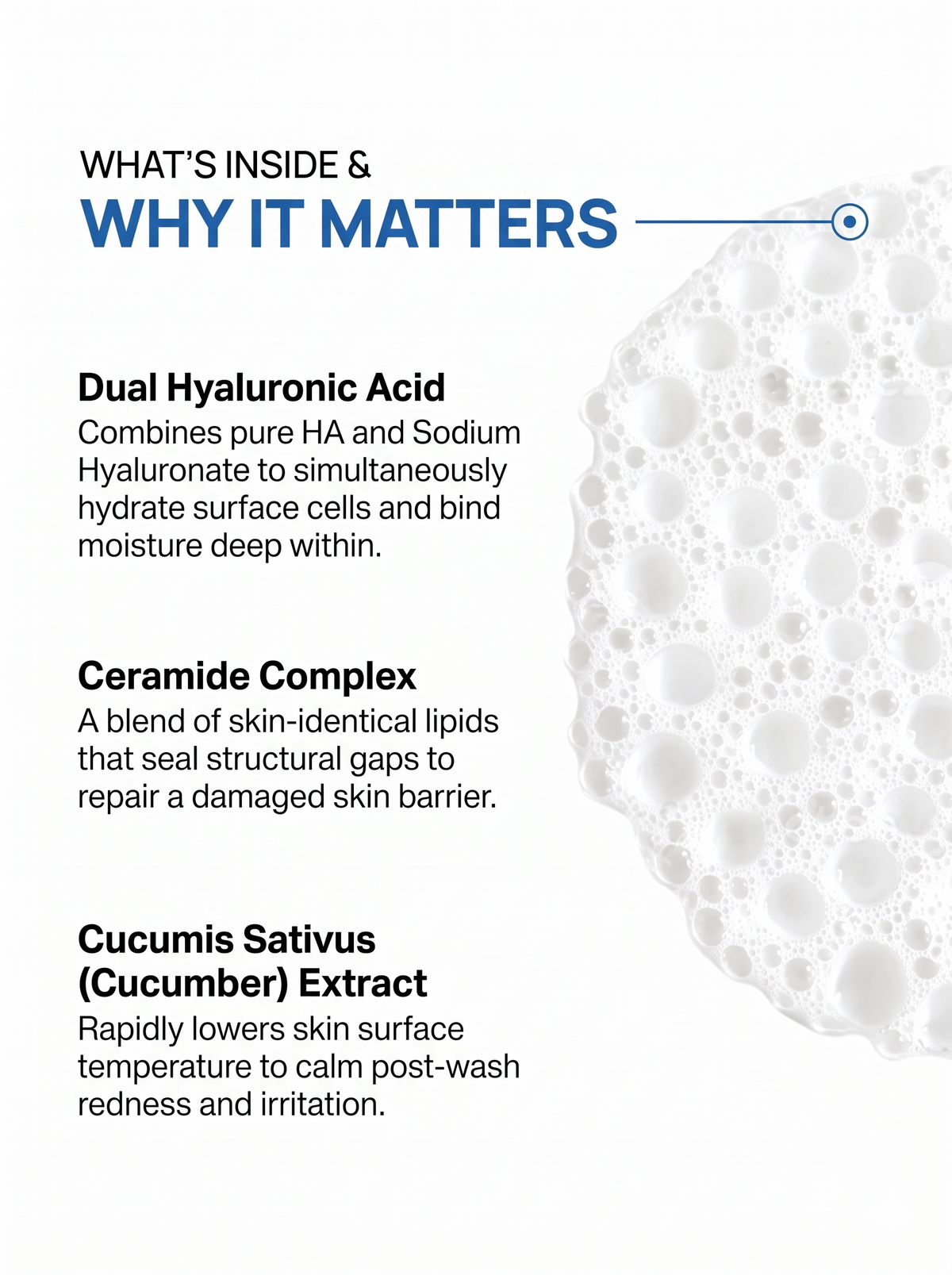 Yuderma HA Prime Hydro-Infusion Moisturiser Foaming Cleanser (100 ml)