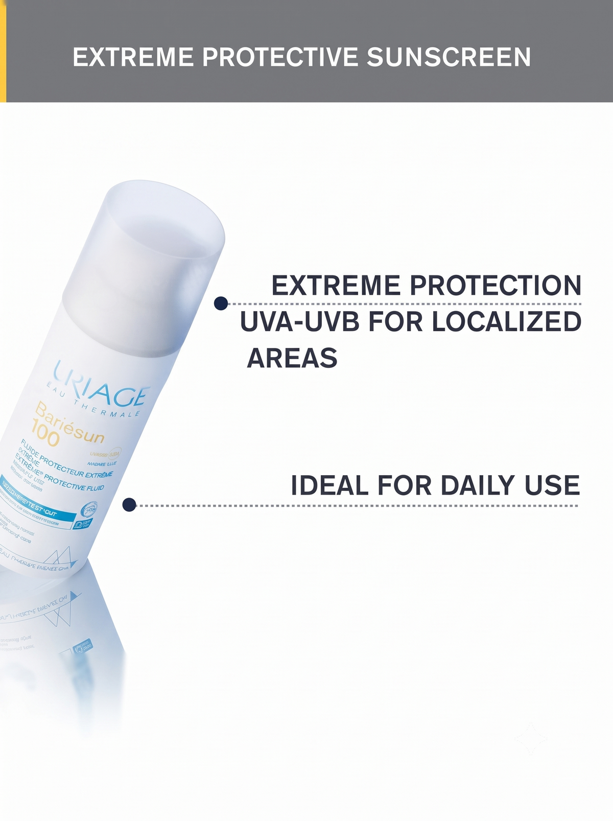 Uriage Bariésun 100 Extreme Protective Fluid Sunscreen SPF 50+