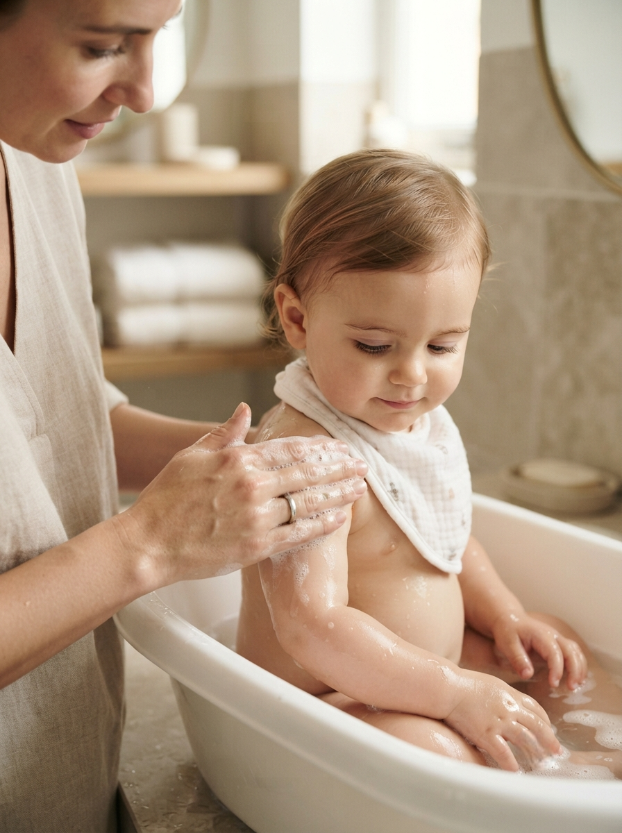 Gently massage over the skin to create a light lather.