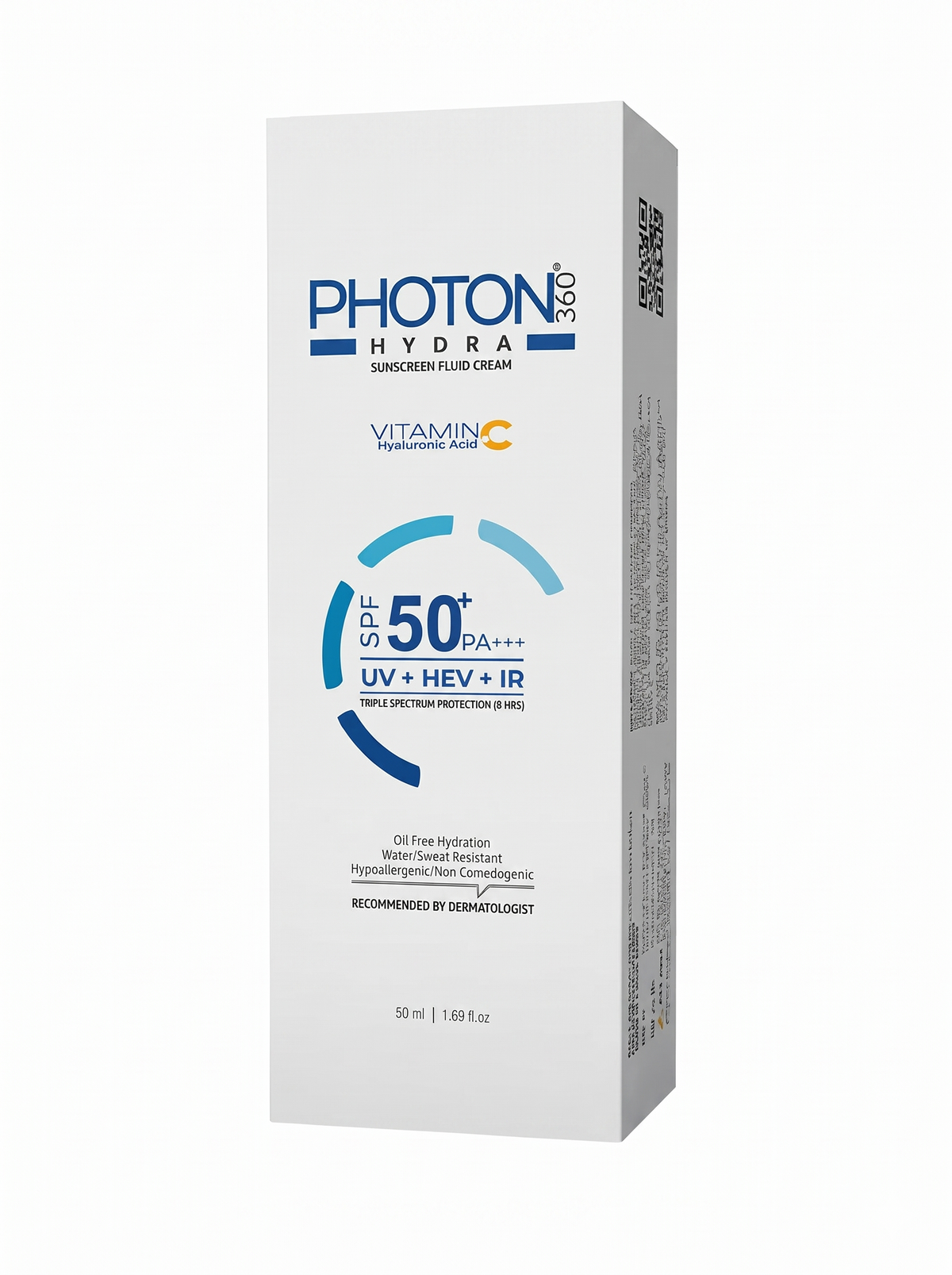 Aclaris Photon 360 Hydra Sunscreen Fluid Cream SPF 50+