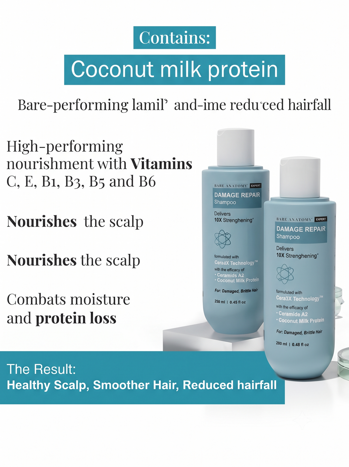 Bare Anatomy Damage Repair Shampoo