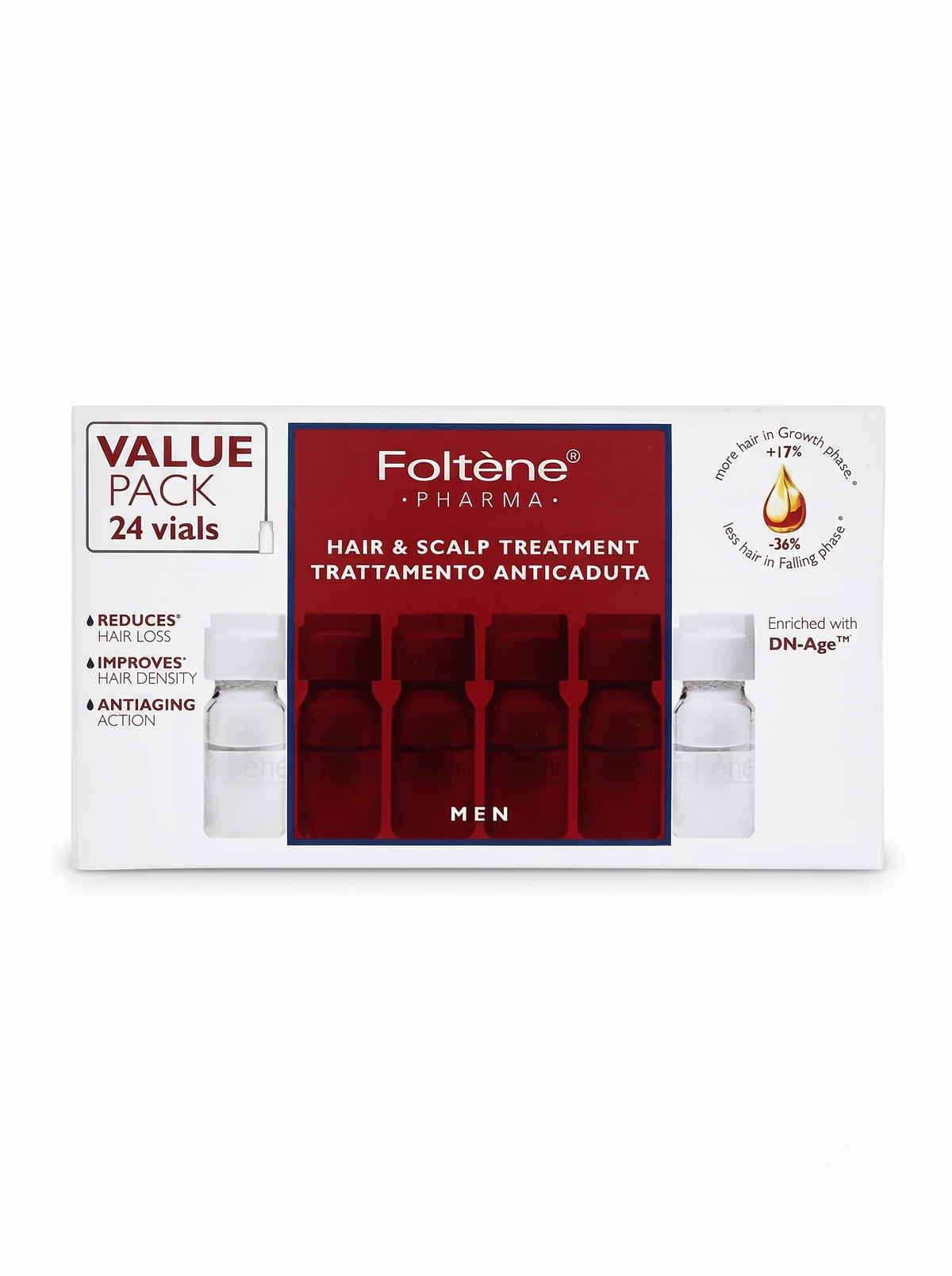 Foltene Pharma Hair & Scalp Treatment for Men Value Pack