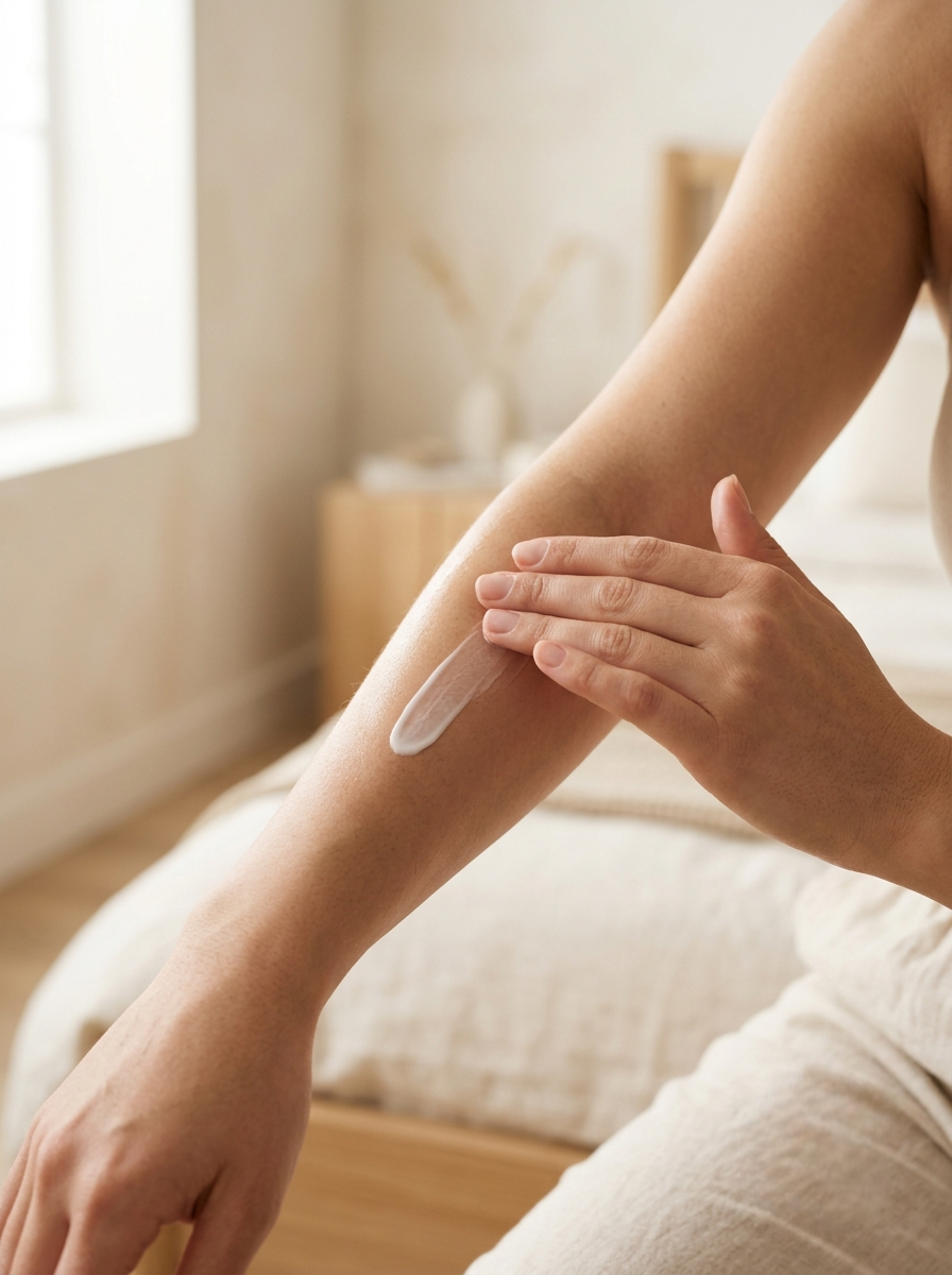 Apply to clean, dry skin and gently massage until fully absorbed