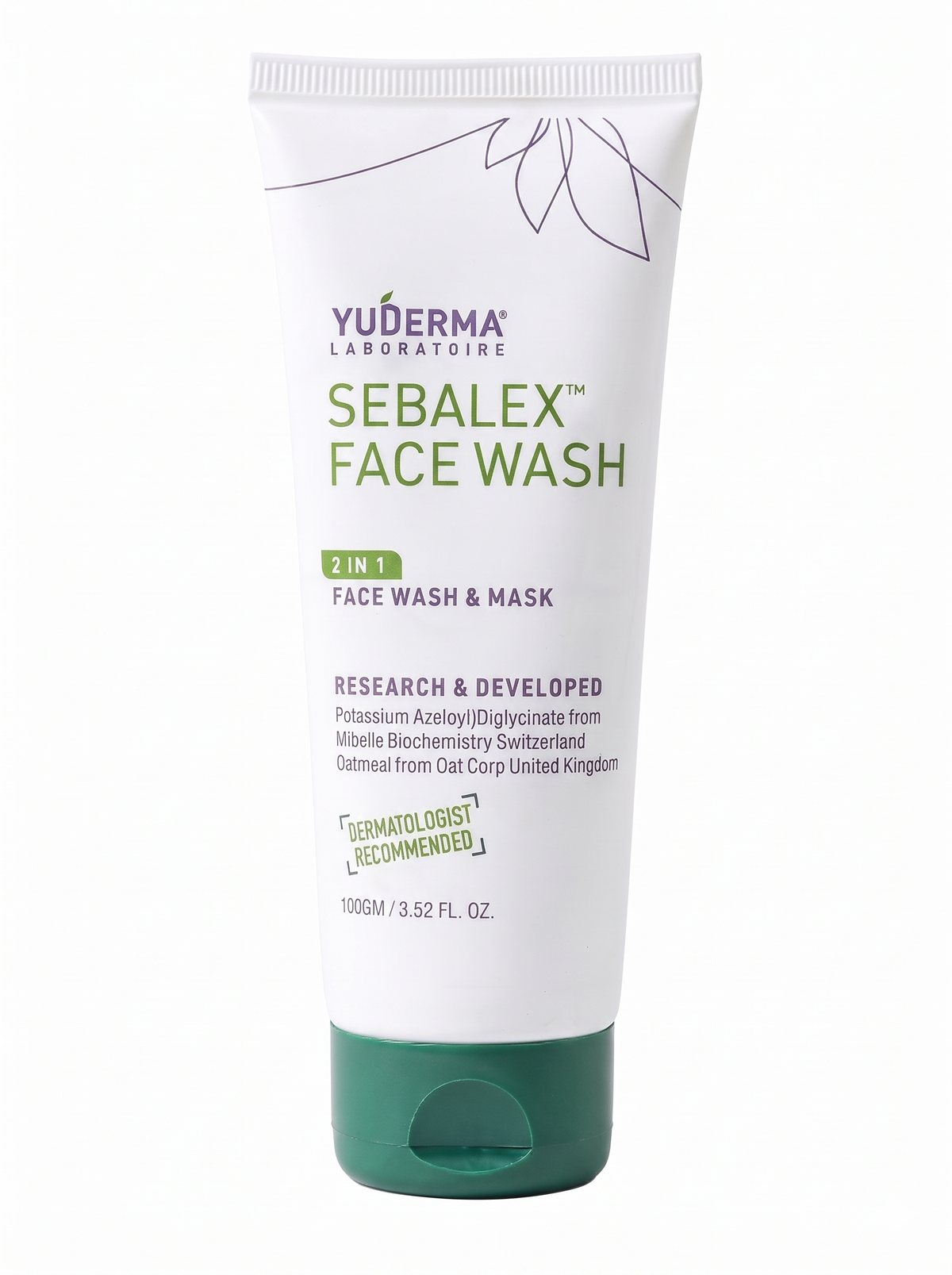 Yuderma Sebalex 2 in 1 Face Wash