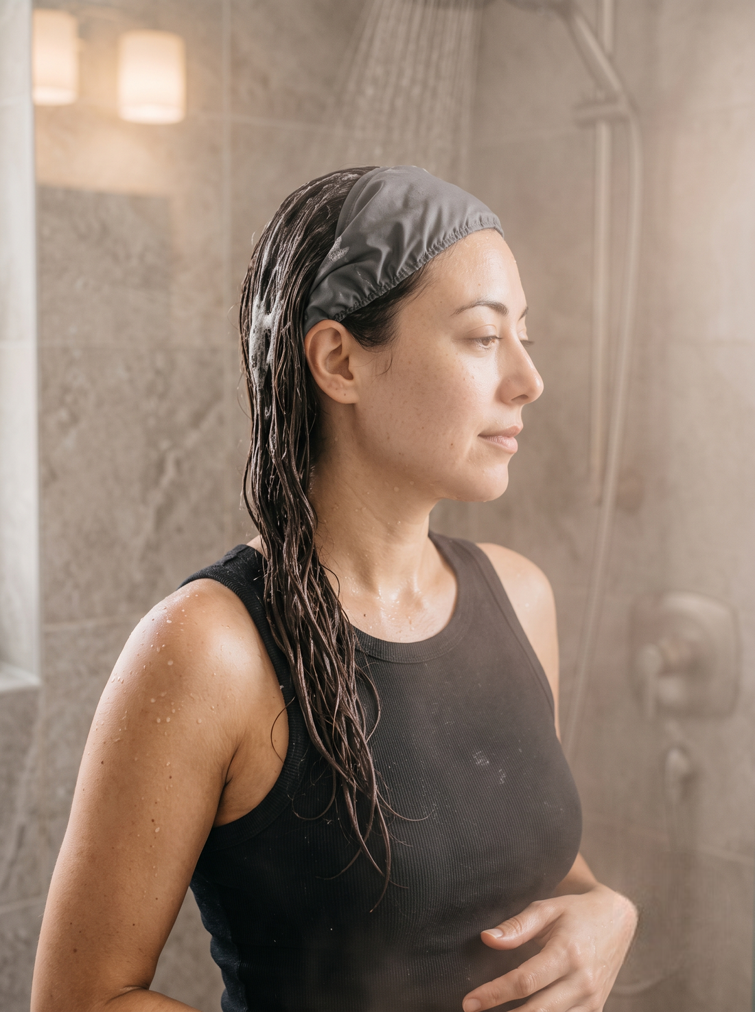 Leave the lather on your scalp and hair for 2 to 3 minutes before rinsing.