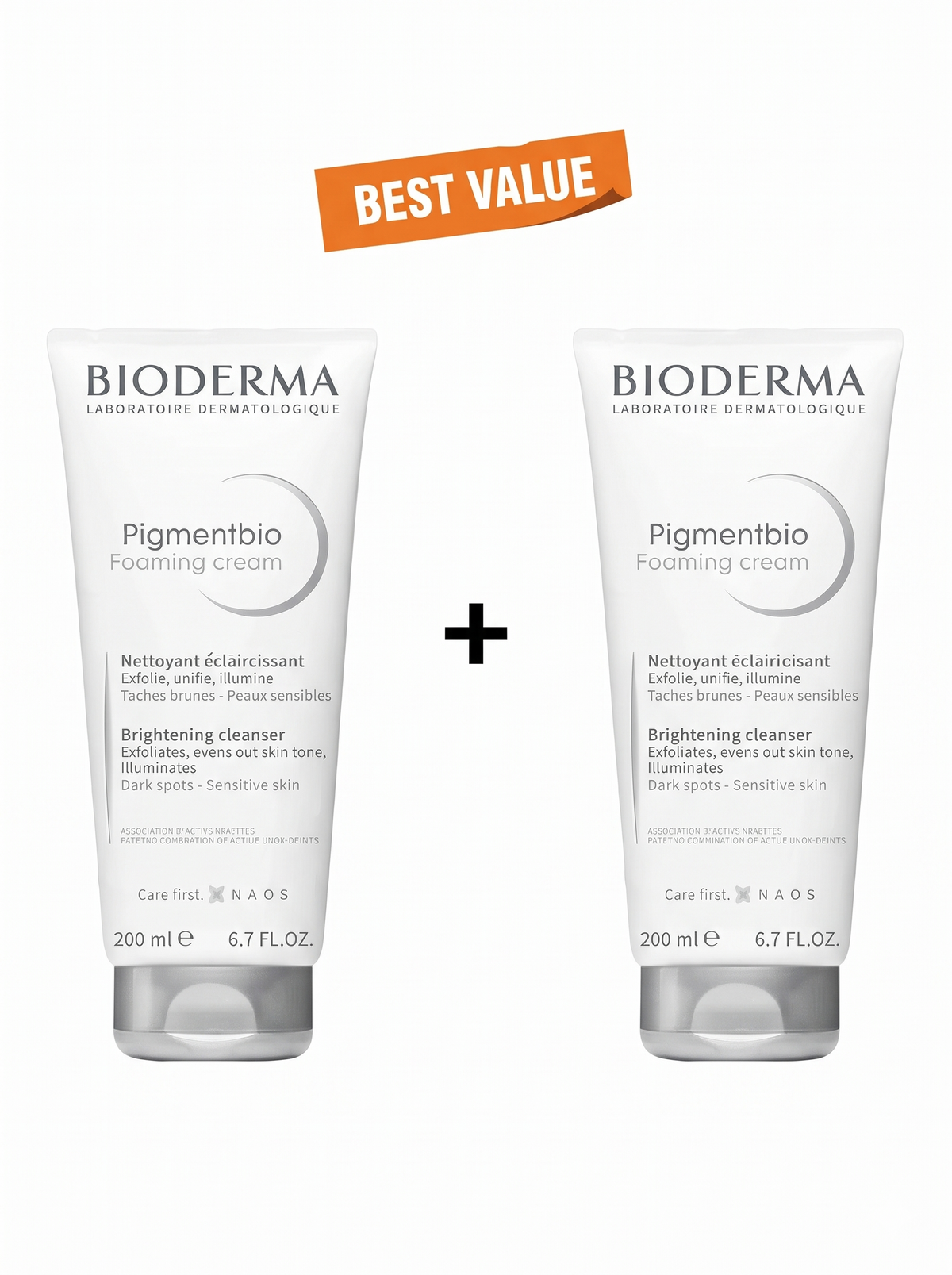 Bioderma Pigmentbio Foaming Cream Brightening Exfoliating Cleanser