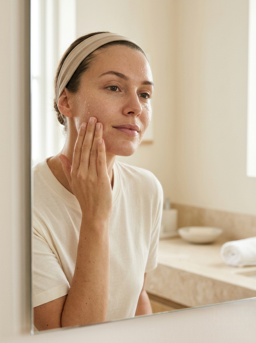 Cleanse your face