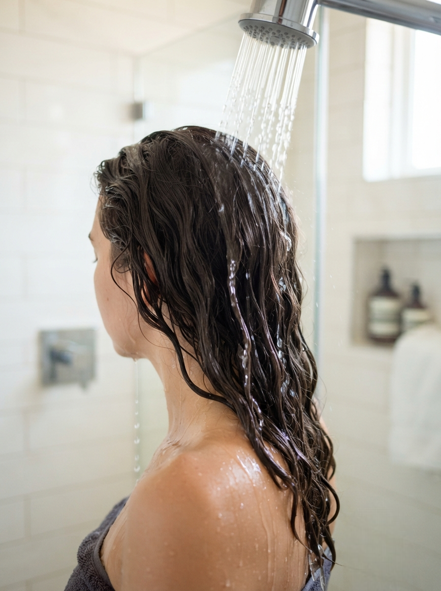 Wet Hair and Scalp