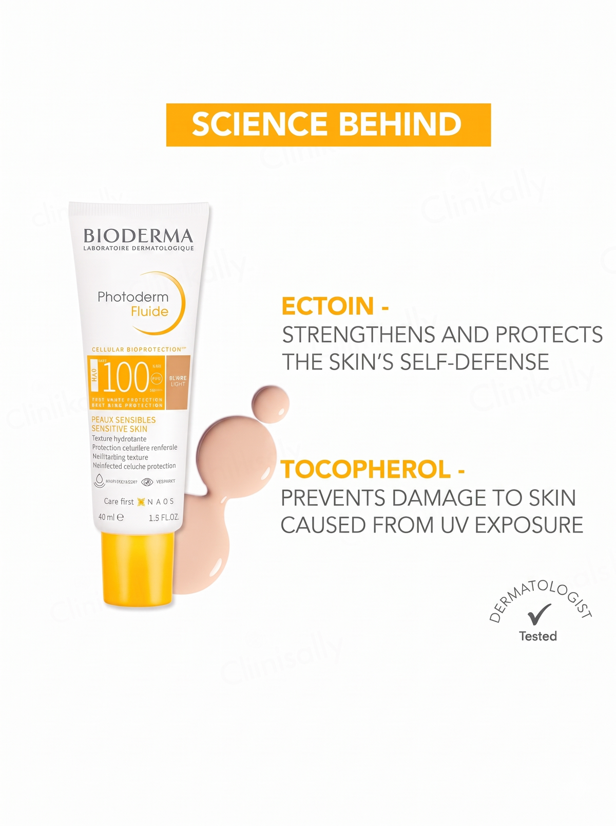 Bioderma Photoderm Max Fluide SPF 100 PA++++ (Claire Light)