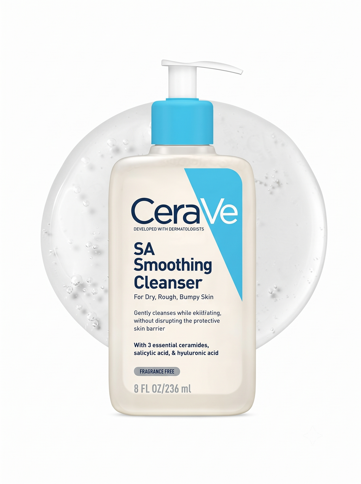 CeraVe SA Smoothing Cleanser for Dry, Rough & Bumpy Skin