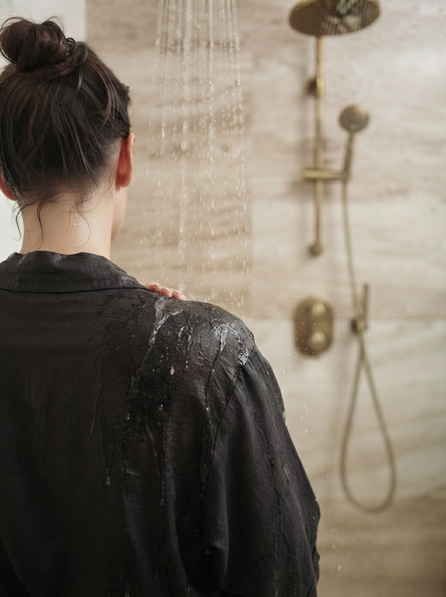  Rinse thoroughly with clean water until the skin is completely cleansed