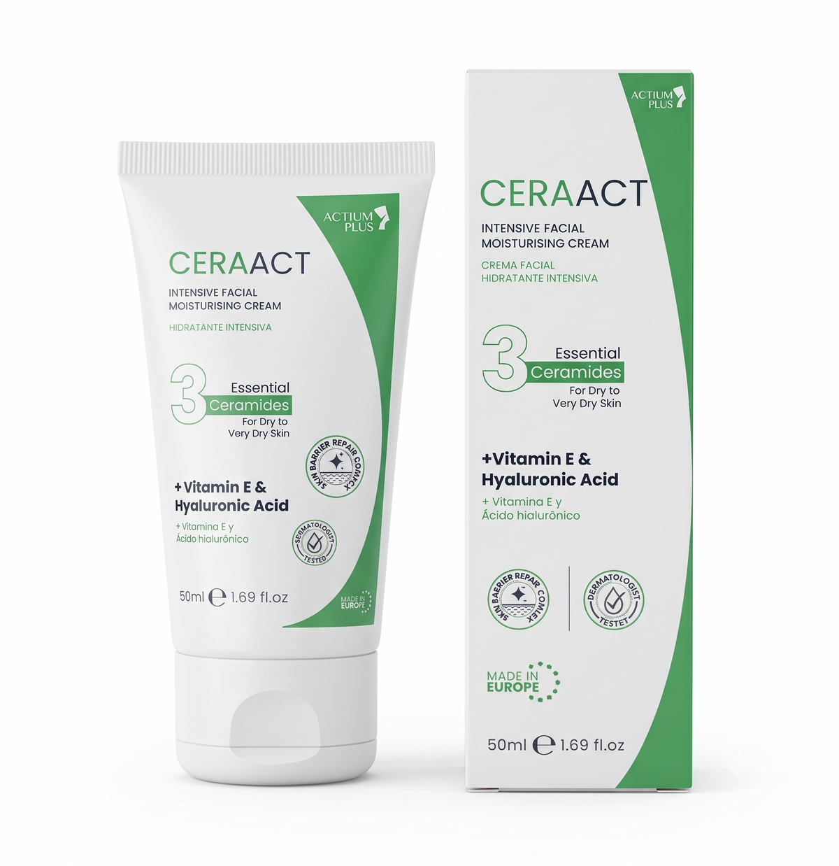 Actium Plus CERAACT Intensive Facial Moisturizing Cream