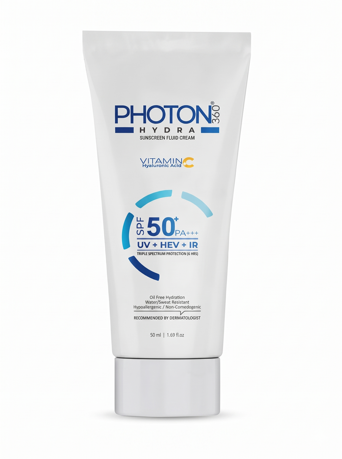 Aclaris Photon 360 Hydra Sunscreen Fluid Cream SPF 50+