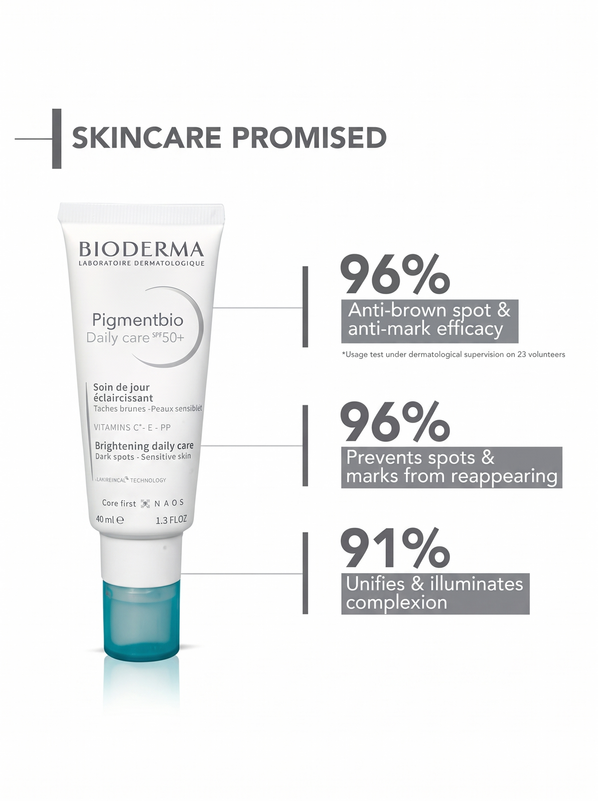 Bioderma Pigmentbio Daily Care SPF 50+ Brightening Sunscreen
