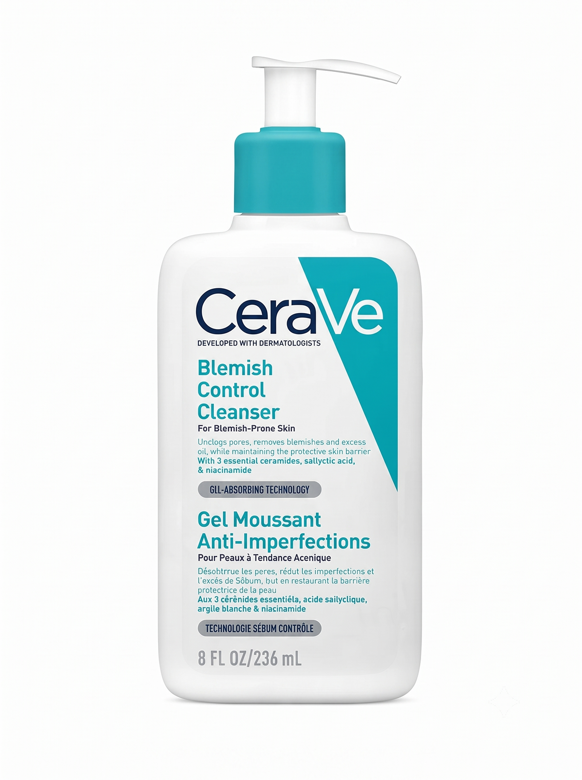 CeraVe Blemish Control Cleanser for Blemish-Prone Skin