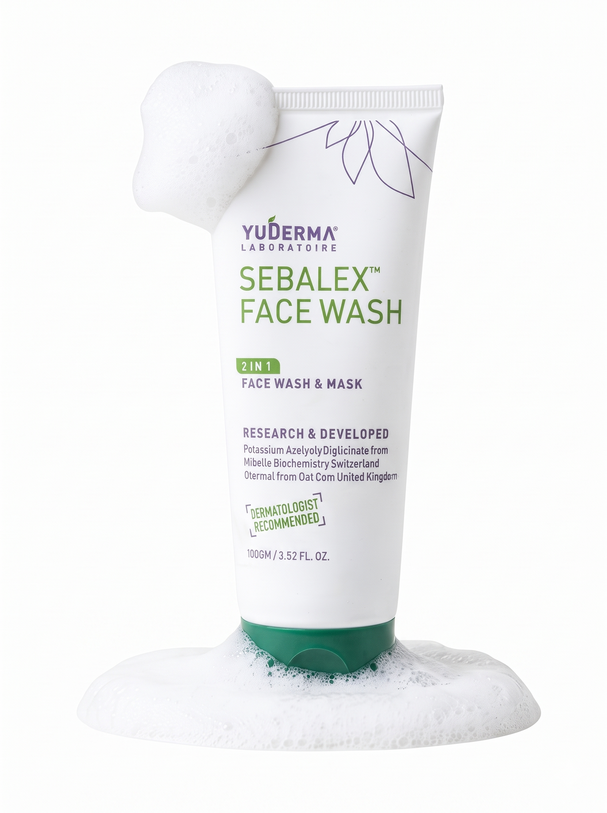 Yuderma Sebalex 2 in 1 Face Wash