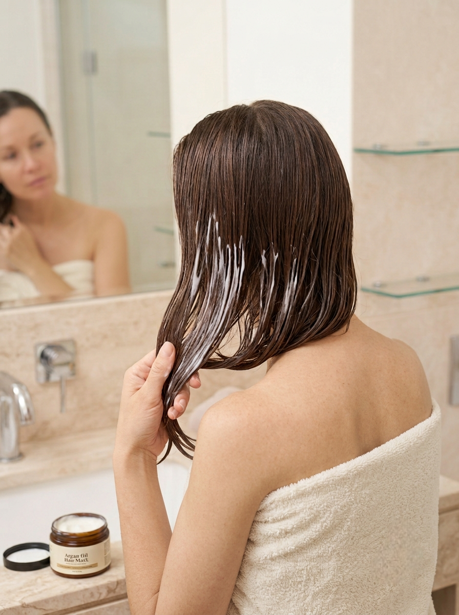  Rinse and Follow with a Hair Mask