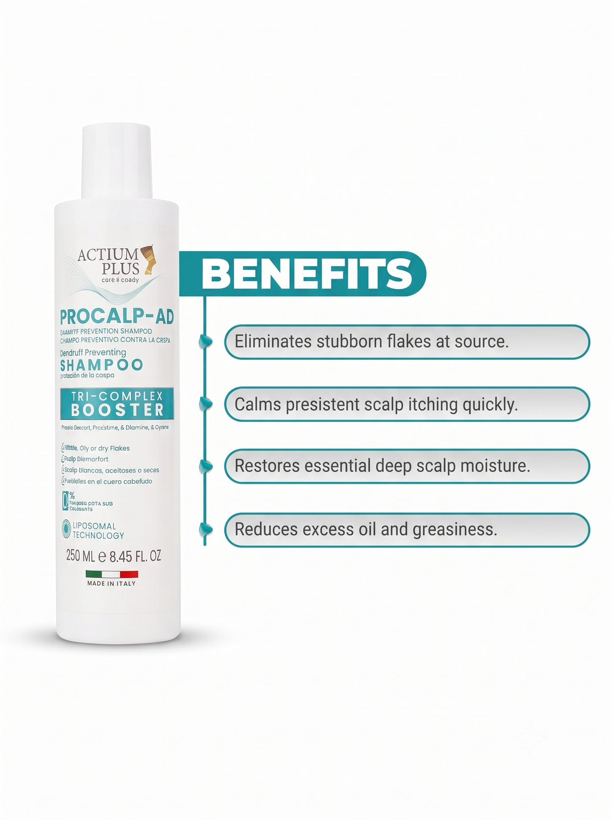 Actium Plus Procalp-AD Dandruff Prevention Shampoo 250ml