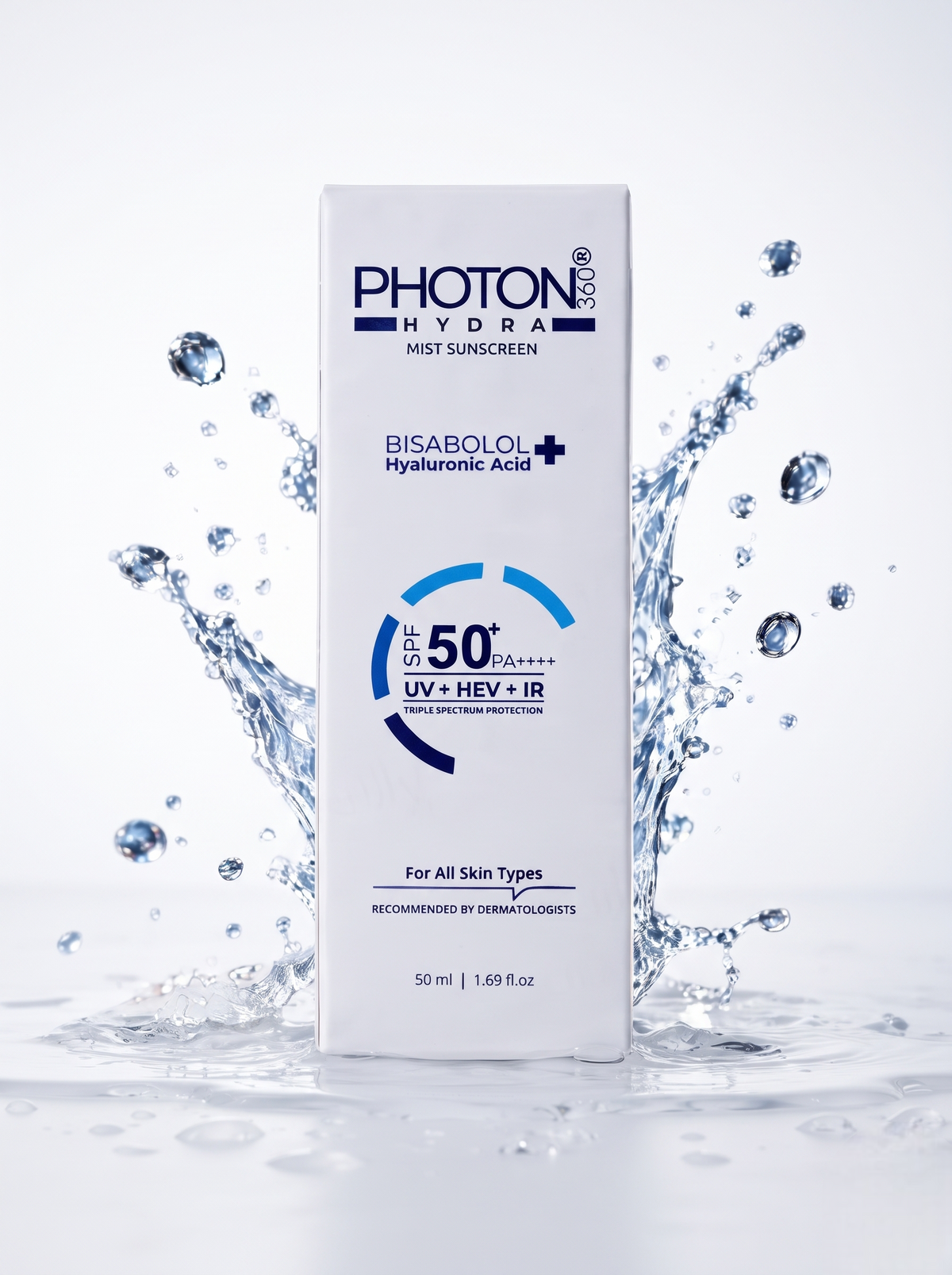 Aclaris Photon 360 Hydra Mist Sunscreen SPF 50+ PA++++