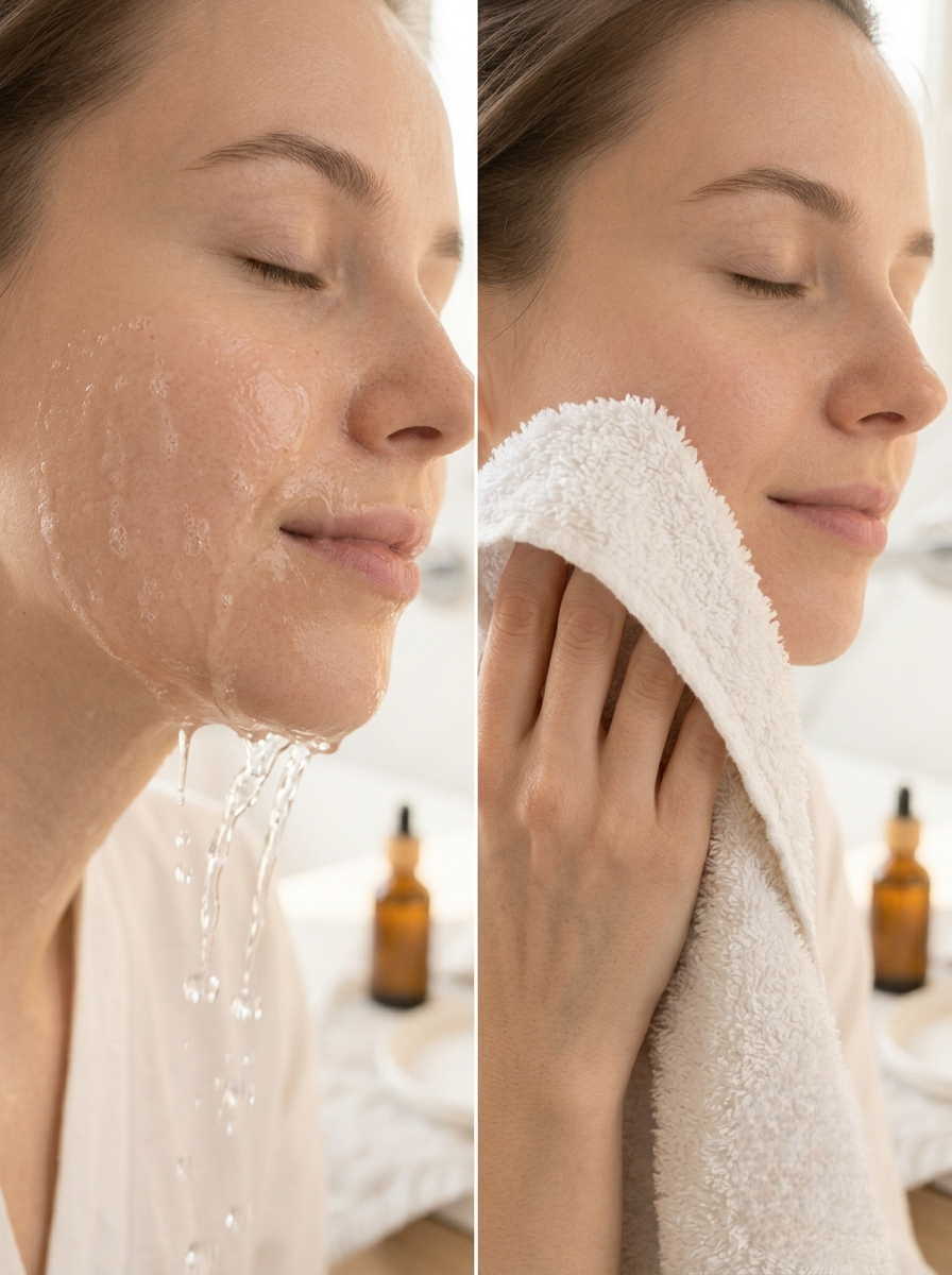 Rinse and Pat Dry