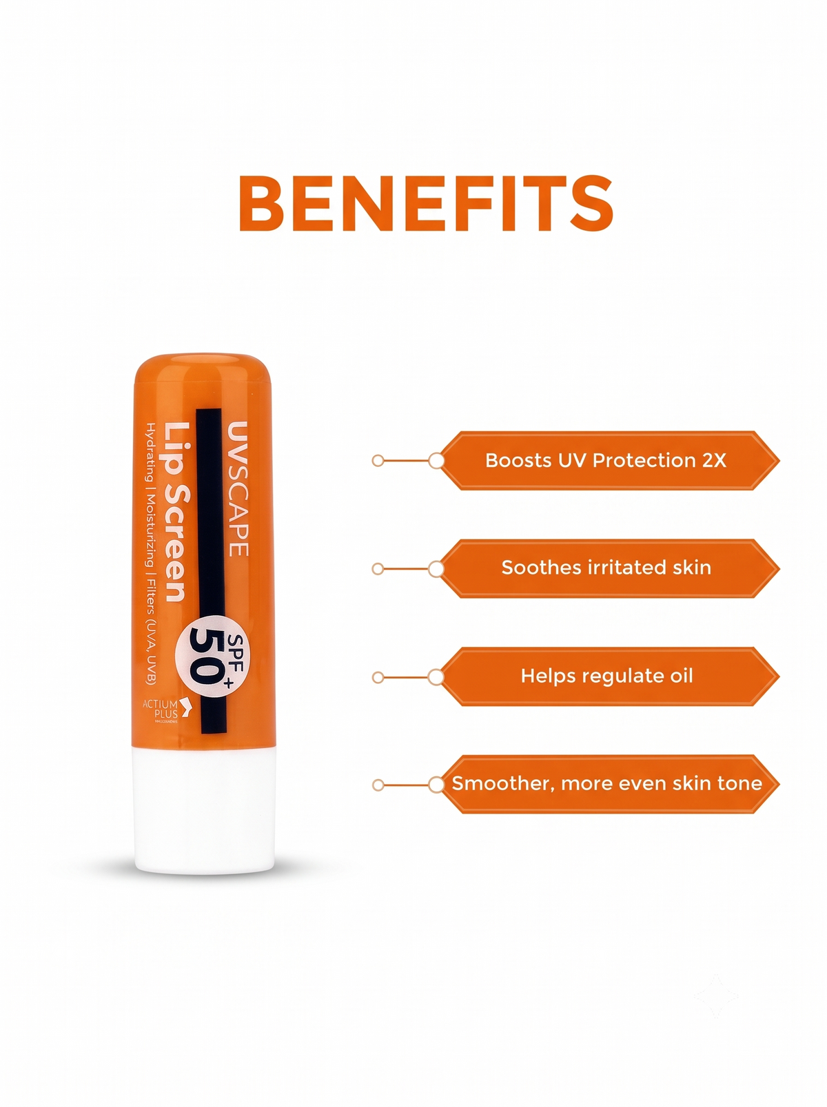 Actium Plus UVSCAPE Lip Screen SPF 50+ — 4.9 g