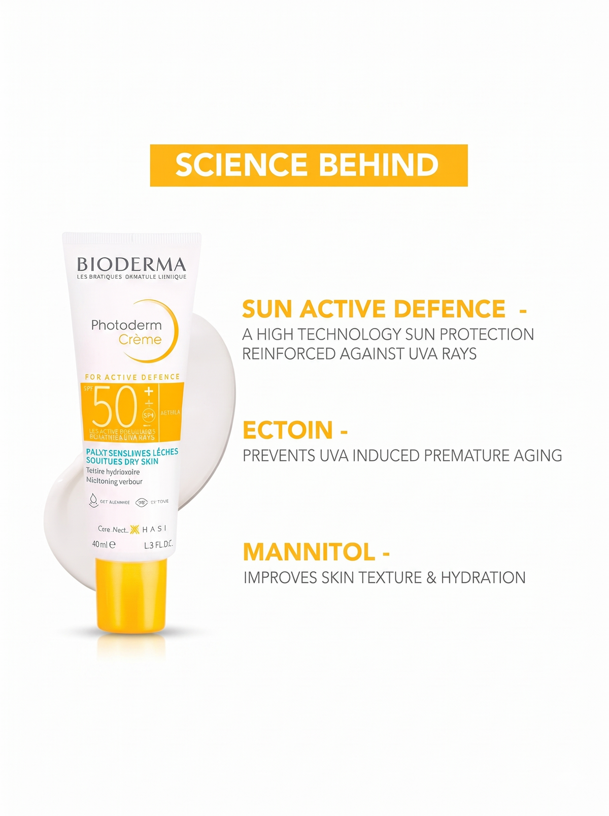 Bioderma Photoderm Crème SPF 50+ PA++++ (Invisible)