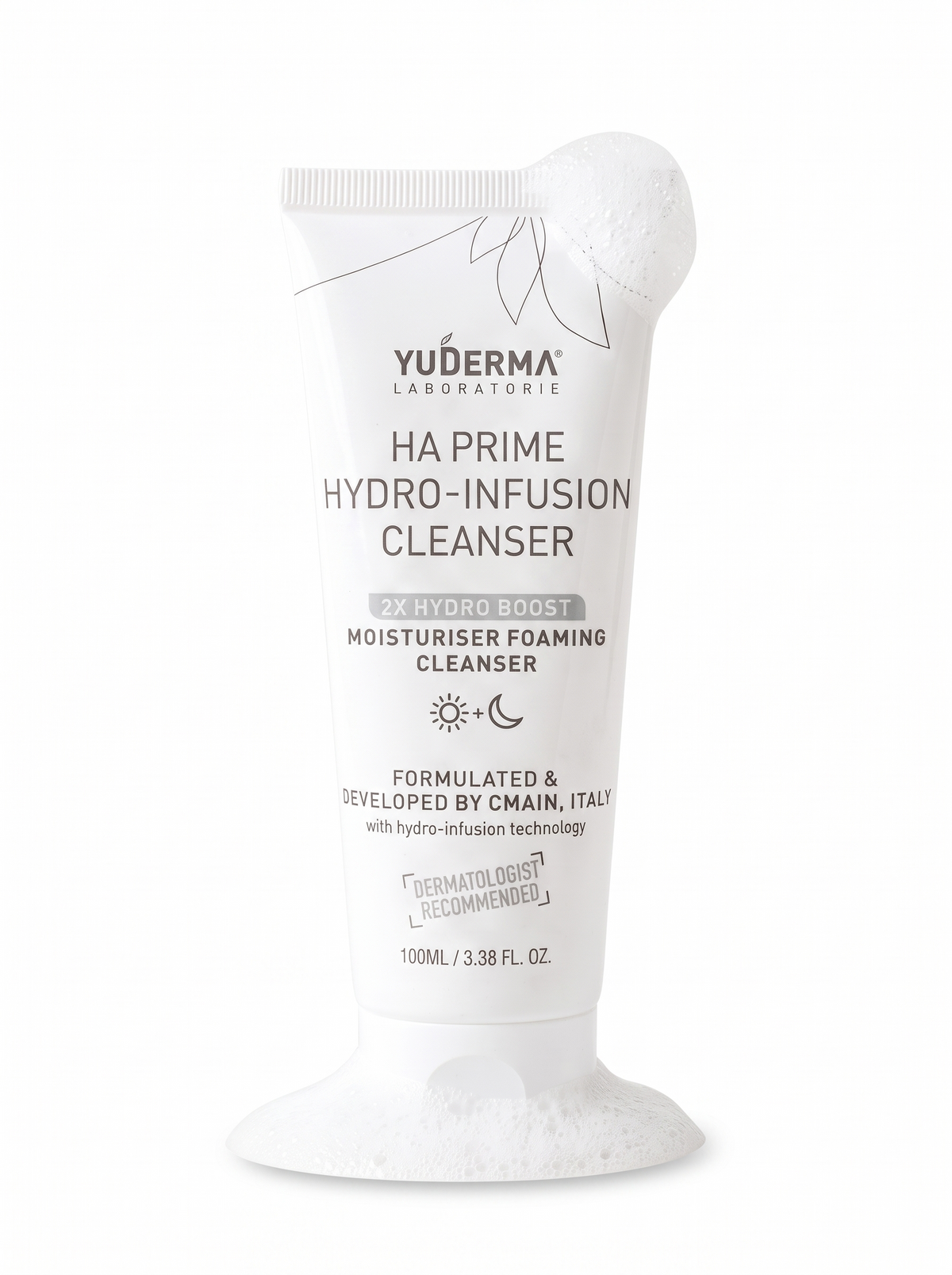 Yuderma HA Prime Hydro-Infusion Moisturiser Foaming Cleanser (100 ml)