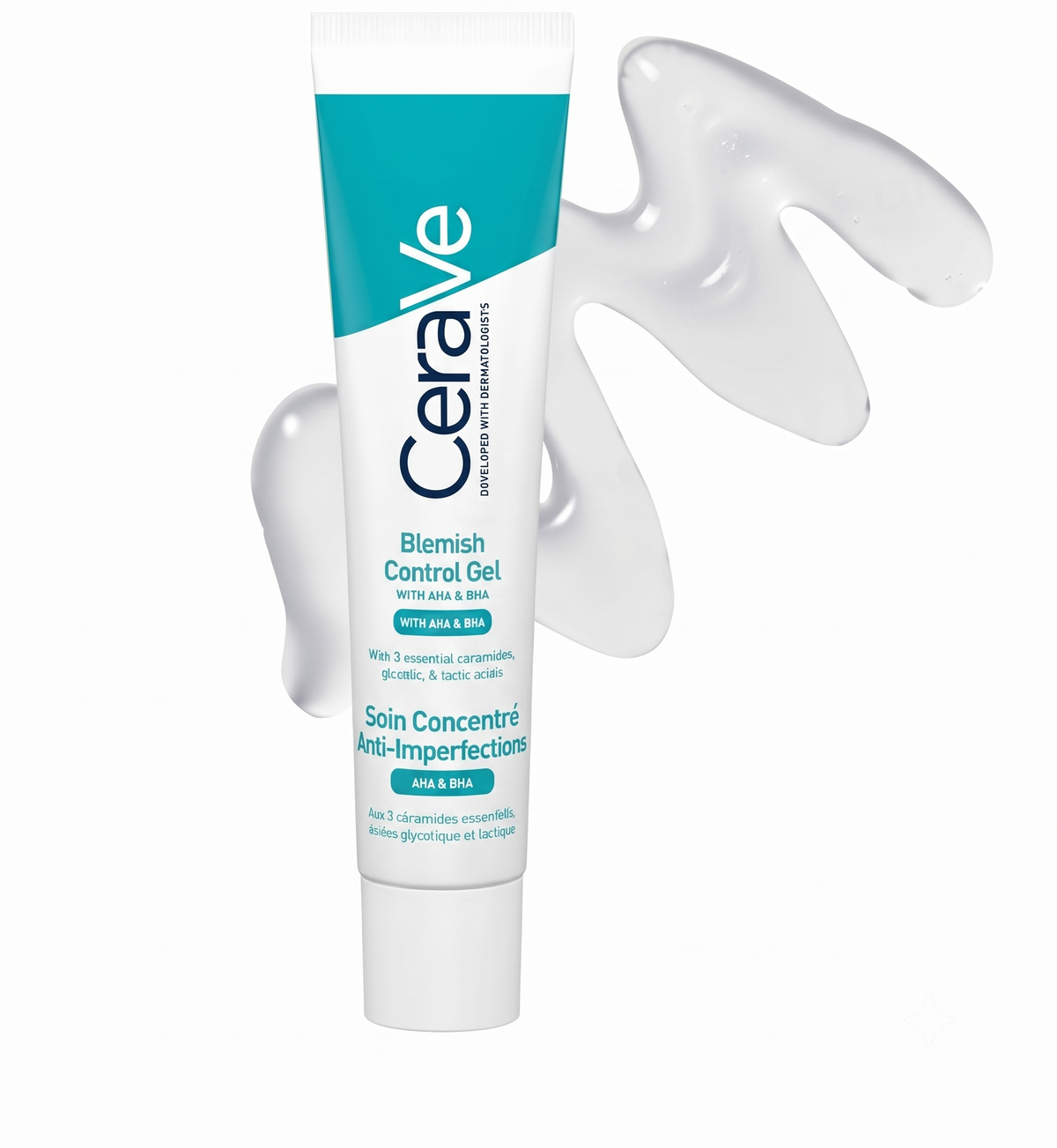 CeraVe Blemish Control Gel with AHA & BHA for Clearer-Looking Skin