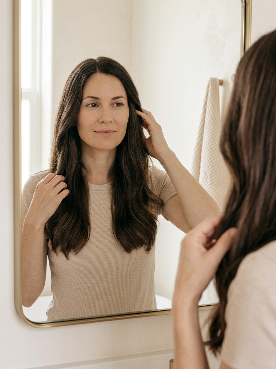 Leaving the Serum In and Styling as Usual