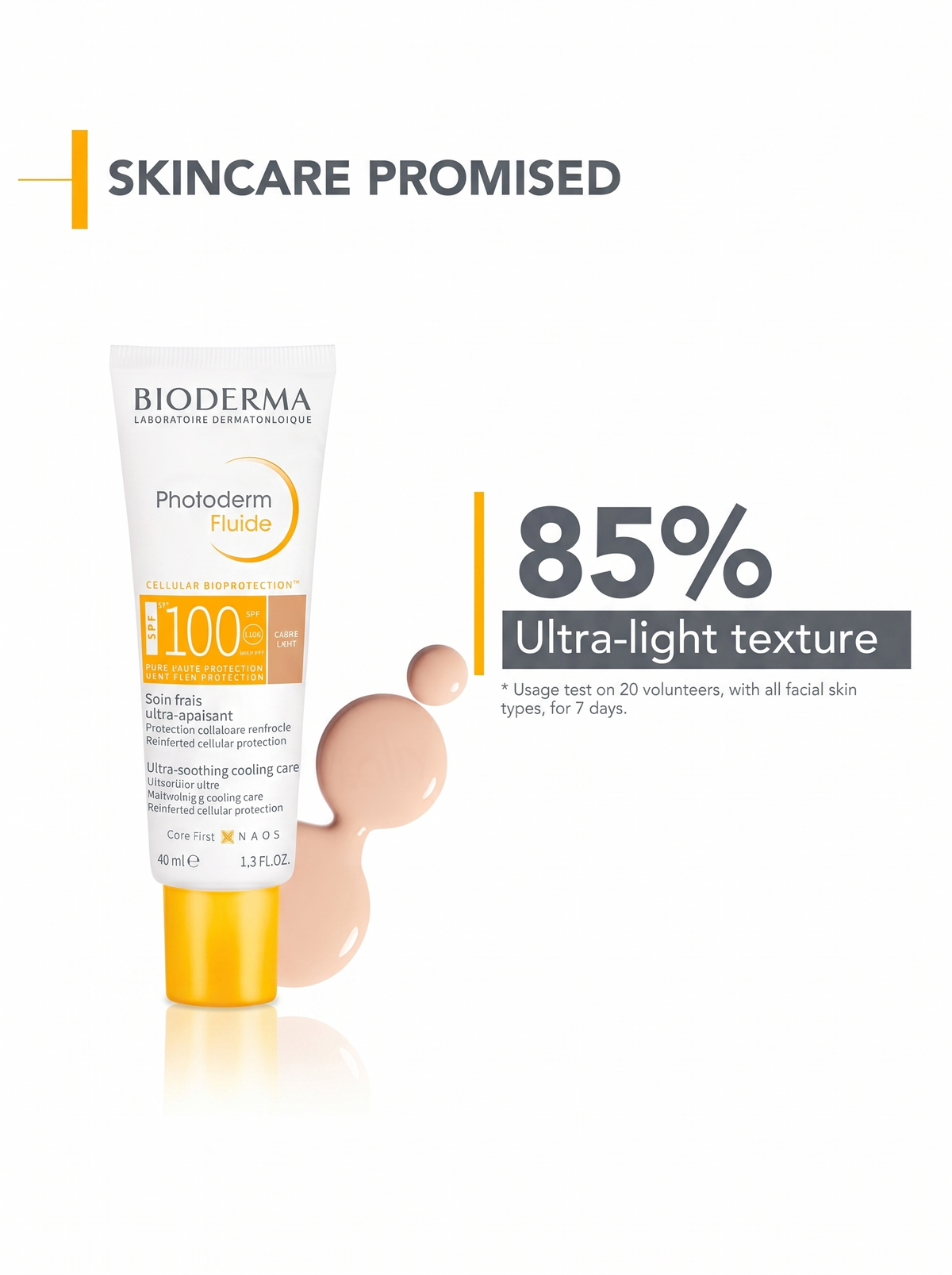 Bioderma Photoderm Max Fluide SPF 100 PA++++ (Claire Light)