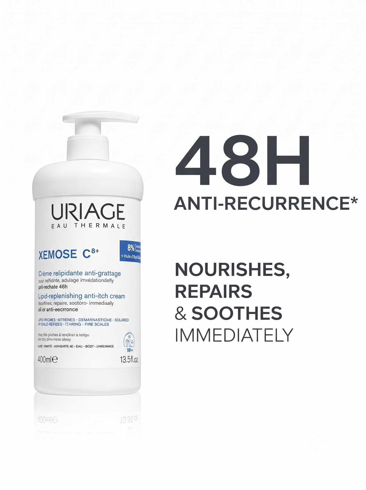 Uriage Xemose C8+ Lipid-Replenishing Anti-Itch Cream