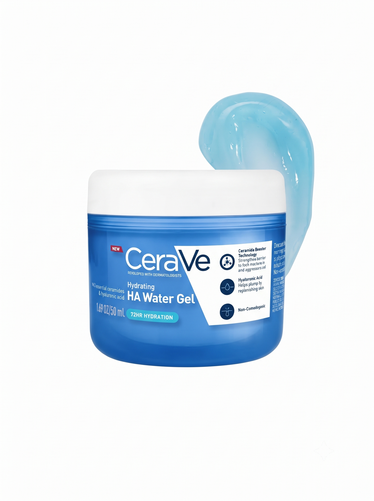 CeraVe Hydrating HA Water Gel for Lightweight, Long-Lasting Hydration