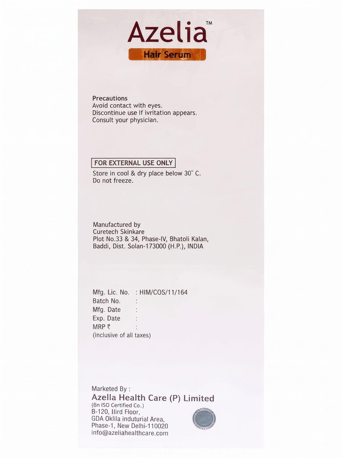 Pharmly Azelia Hair Serum