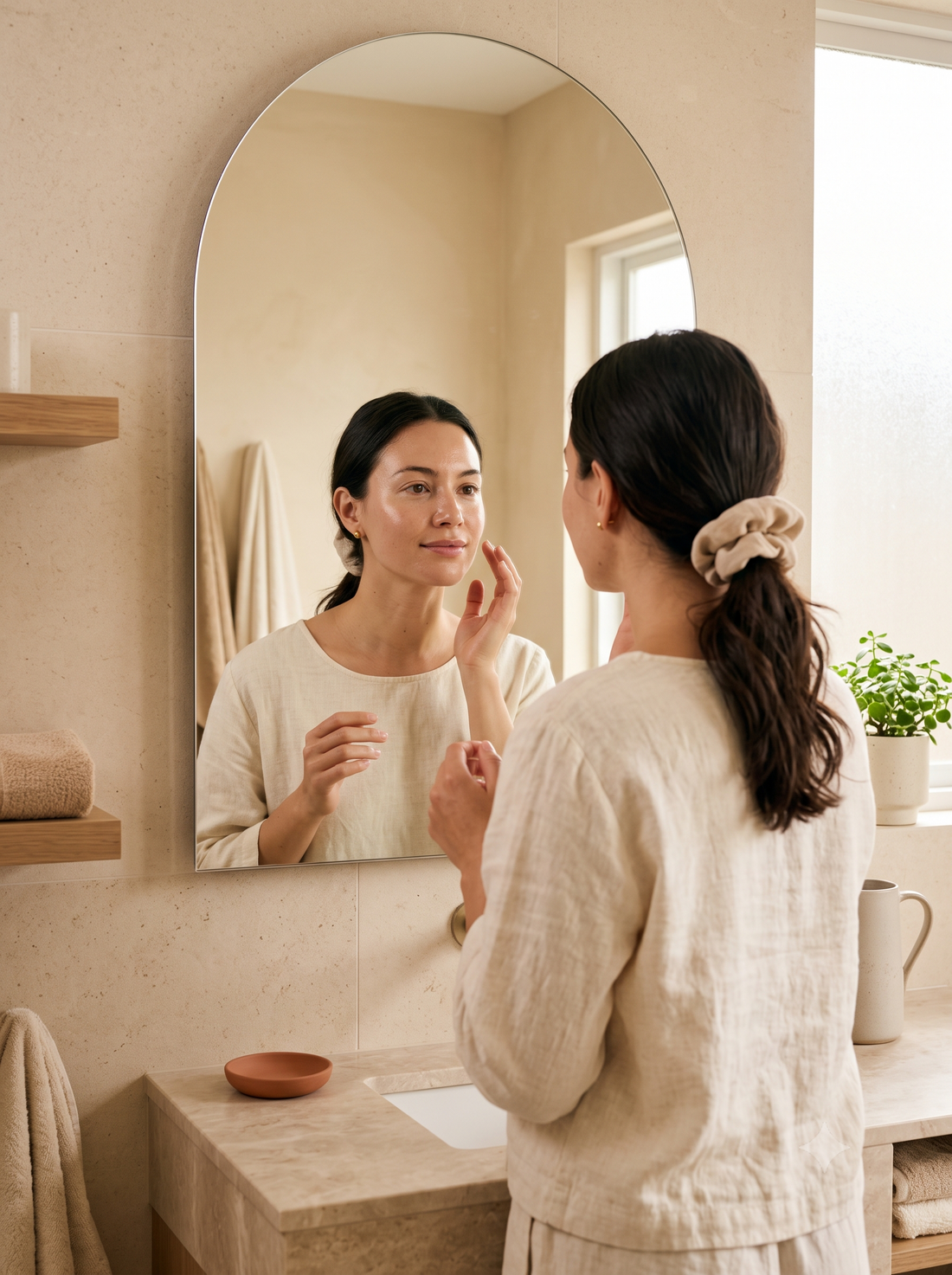 Gently massage until the cream is fully absorbed.