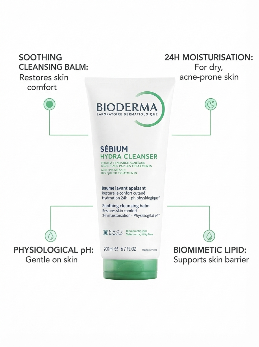 Bioderma Sébium Hydra Soothing Balm Cleanser