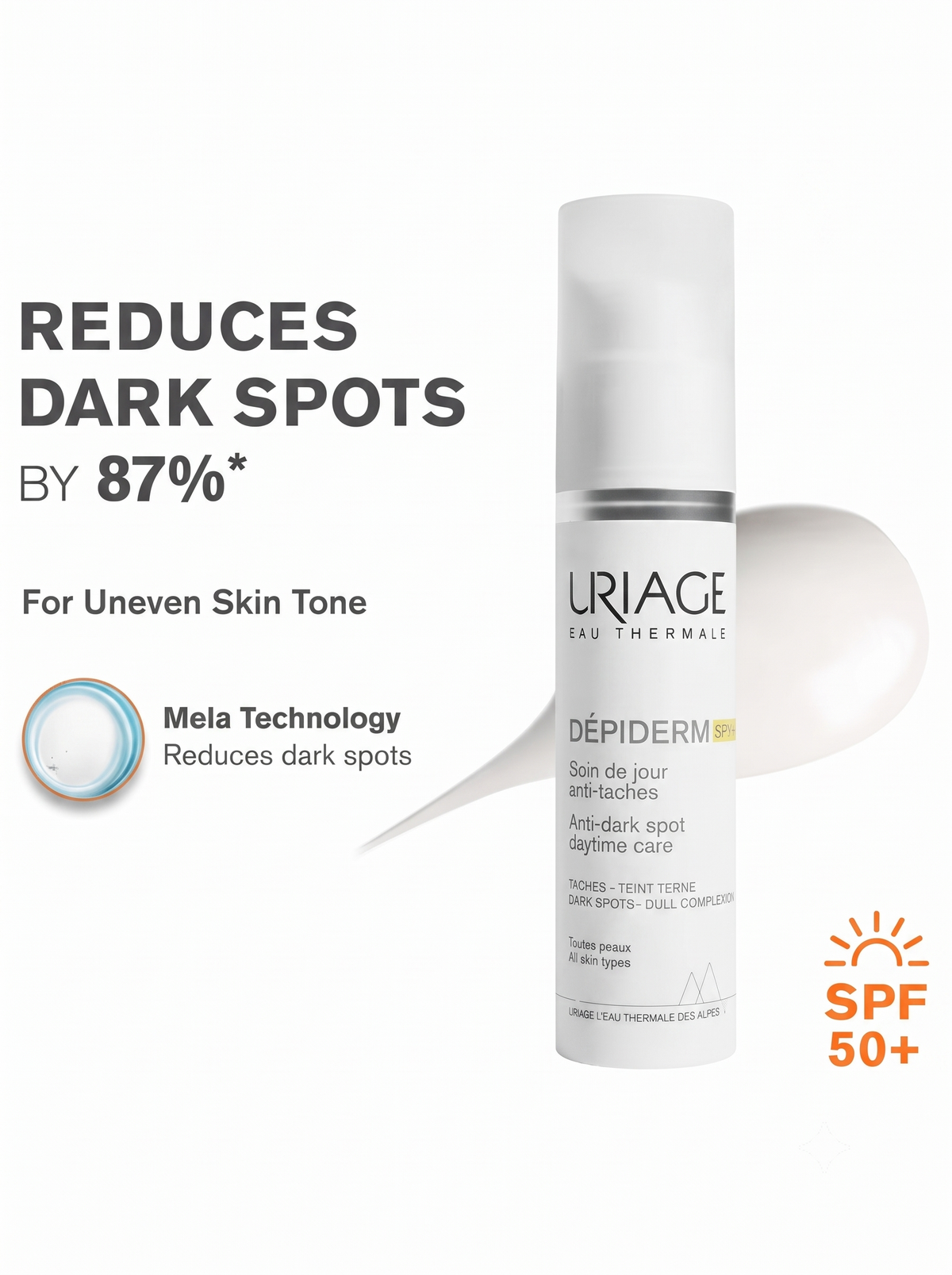 Uriage Depiderm Anti-Dark Spot Day Cream SPF 50+