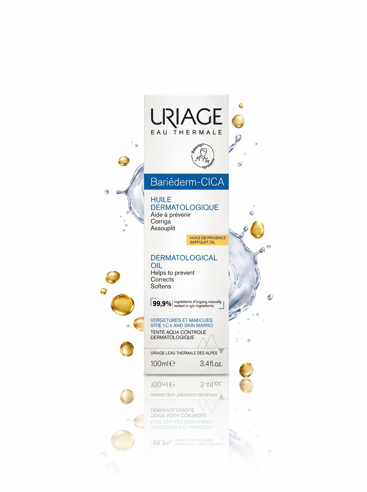 Uriage Bariéderm-Cica Dermatological Oil For Stretch Marks