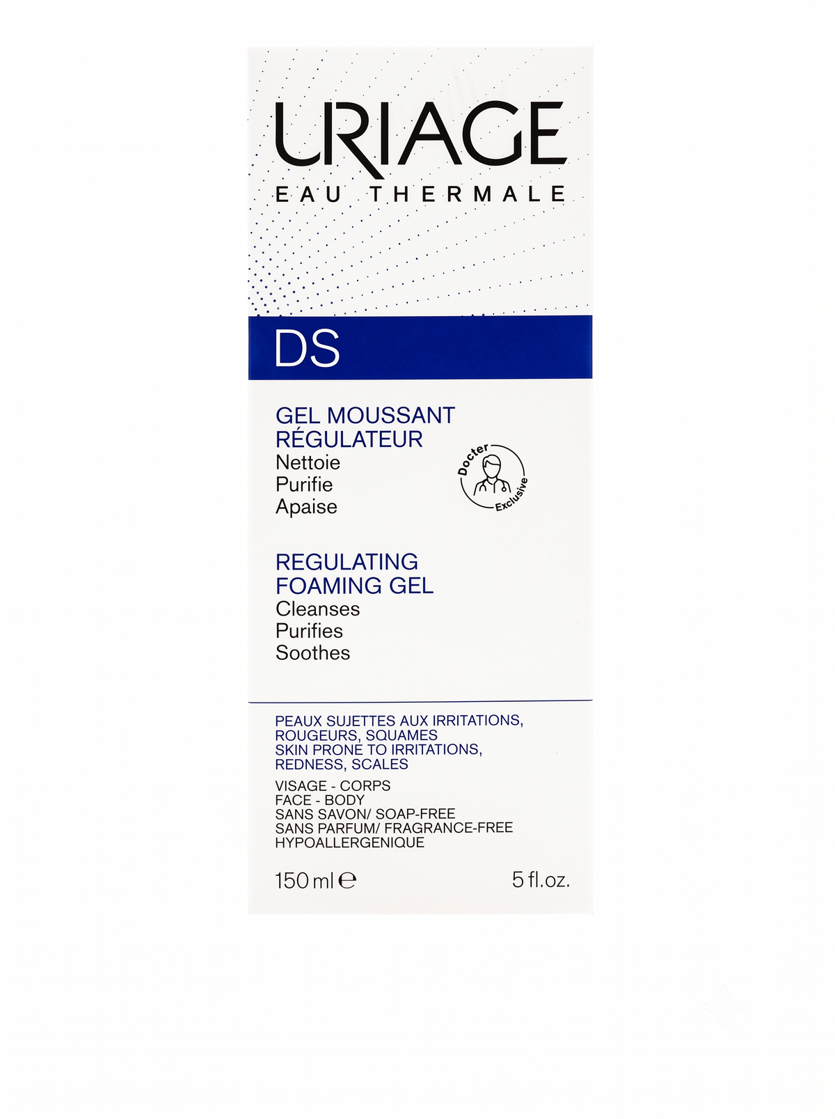 Uriage DS Regulating Foaming Gel For Irritation-Prone Skin