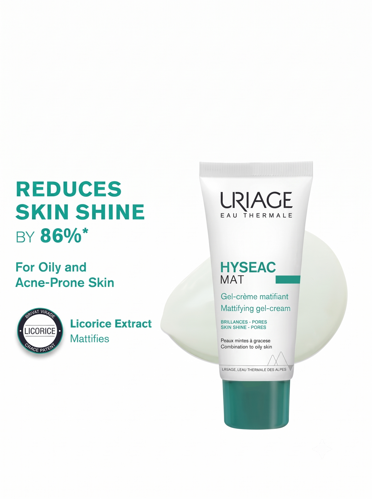 Uriage Hyseac Mat Mattifying Gel Cream For Oily Skin